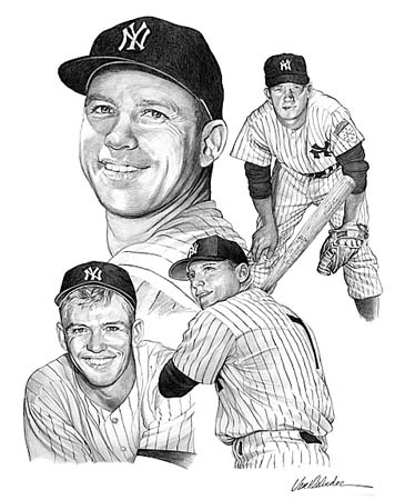 Mickey Mantle Portrait